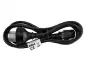 Preview: Voedingskabel China type I naar C13, 0,75mm², goedkeuring: CCC, zwart, lengte 1,80m