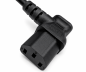 Preview: Netzkabel Dänemark Typ K 90° auf C13 90°