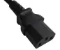 Preview: Netzkabel Dänemark Typ K 90° auf C13, 0,75mm²