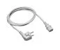 Preview: Power cord Europe CEE 7/7 to C13, 0.75mm², 1.8m CEE 7/7 90°/IEC 60320-C13, VDE, gray