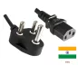 Preview: Netzkabel Indien Typ M auf C13