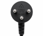 Preview: Câble secteur Israël type H sur C13, 0,75mm², homologation : SII, noir, longueur 1,80m