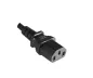 Preview: Mains cable Italy type L to C13, 1mm², approval: IMQ, black, length 3.00m