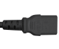 Preview: Câble secteur Japon type B sur C13, 2mm², JPN 3pin type B/IEC 60320-C13, JET PSE, noir, longueur 5m