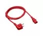 Preview: Power Cable Schuko CEE 7/7 to C13, 3.00m - Red