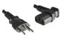 Preview: Power Cable for Switzerland with 90° Sideways