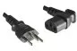 Preview: Power Cable for Switzerland with 90° Sideways Angled C13
