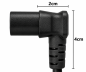 Preview: Καλώδιο δικτύου Αγγλίας τύπου G 10A σε C13 90°, 0.75mm², εγκεκριμένο: ASTA / SASO /HK και Singapore SM, μαύρο, μήκος 1.80m