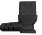 Preview: Mrežni kabel Anglija UK tip G 10A na C13 90°, 0,75 mm², odobreno: ASTA /SASO /HK in Singapur SM, črn, dolžina 2,00 m