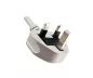 Preview: Cable de red Inglaterra UK tipo G 13A a C13, 1,5 mm², homologación: ASTA /SASO /HK y Singapur SM, gris, longitud 2,50 m