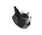 Preview: Power cord England type UK G 10A to C13, 1mm², Approved: ASTA/SASO/HK u. Singapore SM, black, length 3,00m