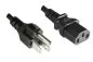 Mobile Preview: Power cable America USA NEMA 5-15P, type B