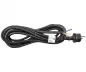 Preview: Netzkabel Gummi/Neopren 1.5 mm², CEE 7/7, Open-End 3cm abgemantelt, H07RN-F 3G, VDE, Länge 5,00m