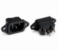 Preview: DINIC IEC 60320-C14 Einbaubuchse zum Schrauben, 10 A, 250 V~, Bulk Verpackung