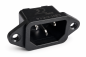 Preview: DINIC IEC 60320-C14 Einbaubuchse zum Schrauben, 10 A, 250 V~, Bulk Verpackung