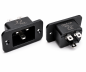 Preview: DINIC IEC 60320-C20 Einbaubuchse zum Schrauben, 16 A, 250 V~, Bulk Verpackung