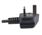 Preview: Cable de red Inglaterra UK tipo G 3A a C7, 0,75 mm², homologación: BSI, UKCA, negro, longitud 1,80 m