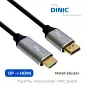 Preview: Cable DINIC Premium Displayport a HDMI, 4K@60Hz, 3D, HDR, 2 m