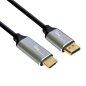 Preview: Cablu DINIC Premium Displayport la HDMI, 4K@60Hz, 3D, HDR, 2 m