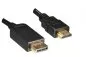 Preview: Câble DisplayPort vers HDMI, DP 20pins vers HDMI mâle, résolution max. 1920x1080p à 60Hz, noir, 2,00m, DINIC blister