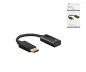 Preview: Adapter DisplayPort 1.4 hane till HDMI typ A hona, DP 1.4 till HDMI, 4K*2K@60Hz, 3D, längd 0.10m, DINIC Box