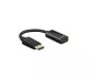 Preview: Adapter DisplayPort 1.4 hane till HDMI typ A hona, DP 1.4 till HDMI, 4K*2K@60Hz, 3D, längd 0.10m, DINIC Box