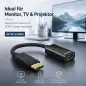 Preview: Adattatore DisplayPort 1.4 maschio a HDMI tipo A femmina, DP 1.4 a HDMI, 4K*2K@60Hz, 3D, nero, sacchetto DINIC, 0,10 m