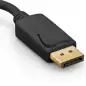 Preview: Adattatore DisplayPort 1.4 maschio a HDMI tipo A femmina, DP 1.4 a HDMI, 4K*2K@60Hz, 3D, nero, sacchetto DINIC, 0,10 m