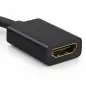 Preview: Adattatore DisplayPort 1.4 maschio a HDMI tipo A femmina, DP 1.4 a HDMI, 4K*2K@60Hz, 3D, nero, sacchetto DINIC, 0,10 m