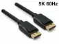 Preview: Cavo DisplayPort, 2x connettore DP, standardizzato VESA, versione 1.3, 5K3K, nero, sacchetto DINIC, lunghezza 2,00m