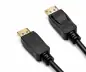 Preview: Cavo DisplayPort 1.4, 2x spina DP, 8K, scatola, supporto 8K/60Hz, 32,4GbpS, nero, scatola DINIC con foro Euro, 1m