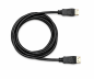 Preview: Καλώδιο DisplayPort 1.4, 2x DP plug, 8K, υποστήριξη 8K/60HZ, 32.4GBpS, μαύρο, κουτί DINIC με τρύπα Euro, 2m