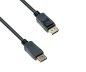 Preview: DisplayPort 1.4 cable, 2x DP plug, 8K, support 8K/60HZ, 32.4GBpS, black, DINIC box with Euro hole, 2m