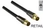 Preview: Premium antenna cable coax plug to socket, DINIC Dubai Range, black, DINIC blister, length 3.00m