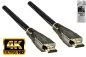 Preview: Cavo HDMI Premium, da maschio a maschio, DINIC Dubai Range, nero, lunghezza 1,00 m, confezione in blister