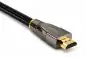 Preview: Premium HDMI kabelis, no kontaktdakšas uz kontaktdakšu 90°, DINIC Dubai Range, melns, garums 2,00 m, blistera iepakojumā