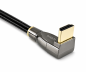 Preview: HDMI kabel DINIC Dubai Range, vtič tipa A na vtič, pod kotom 90°, 18 Gbit/s, 4K@60Hz, v blisterju, 2 m