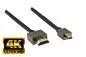 Preview: Premium HDMI cable, HDMI plug to micro HDMI plug, DINIC Dubai Range, black, length 2.00m, blister pack