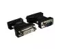 Preview: DINIC Monitor Adapter VGA Stecker auf DVI-I Buchse, schwarz