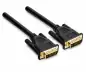 Preview: DVI-Digital Dual Link kabel, 24+1 male / male, vergulde contacten, multi-afgeschermd, zwart, DINIC polybag, 2,00m