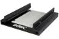 Preview: DINIC Aluminium Einbaurahmen für 2x 2,5" Drives, geeignet für SSD, SATA oder IDE