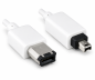 Preview: Cavo FireWire da 6 pin a 4 pin, cavo di collegamento IEEE 1394, bianco, 1,00m