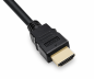 Preview: HDMI Kabel 19-pol A auf A Stecker, High Speed, Ethernet-Channel, 4K2K@60Hz, schwarz, Länge 1,00m, Polybag