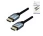 Preview: HDMI 2.1 Kabel, 2x Stecker Aluminiumgehäuse, 3m 48Gbps, 4K@120Hz, 8K@60Hz, 3D, HDR, DINIC Box