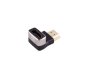 Preview: DINIC HDMI-A Adapter, 90° Winkel unten, 8K, Metall HDMI-A Buchse