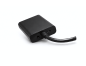 Preview: Adaptador HDMI tipo A de 19 pinos para tomada VGA, com tomada de áudio, preto, bolsa DINIC