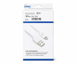 Preview: USB A auf Lightning Kabel, weiss, DINIC Box mit Euroloch, 0,5m
