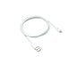 Preview: USB A to Lightning cable, white, DINIC box with Euro hole, 0.5m