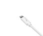 Preview: USB A to Lightning cable, white, DINIC box with Euro hole, 0.5m