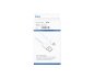 Preview: USB A to Lightning cable, white, DINIC box with Euro hole, 0.5m